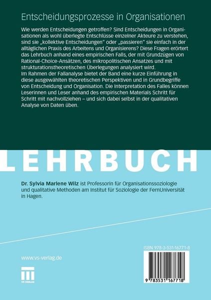 Produktbild: Entscheidungsprozesse in Organisationen