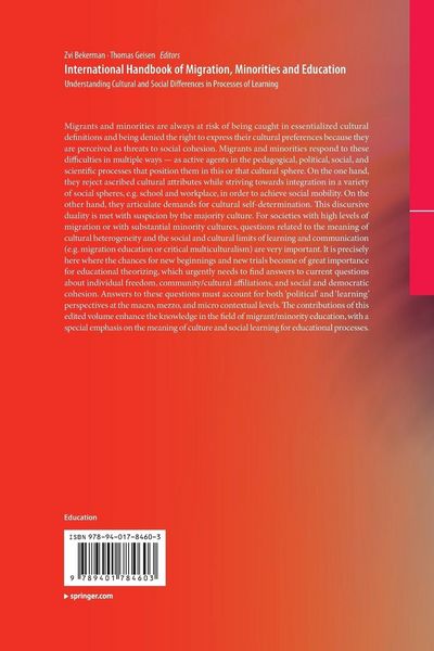 Produktbild: International Handbook of Migration, Minorities and Education