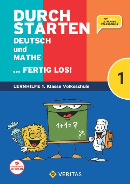 Produktbild: Durchstarten. Deutsch und Mathe... fertig los! 1. Klasse Volksschule