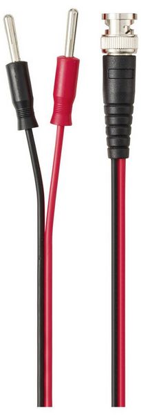 Produktbild: VOLTCRAFT BNC-Messleitung 0.80m Schwarz, Rot