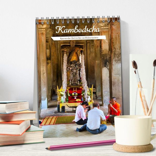 Produktbild: Kambodscha &ndash; Sch&ouml;nheit mit Geschichte (Tischkalender 2027 DIN A5 hoch), CALVENDO Monatskalender