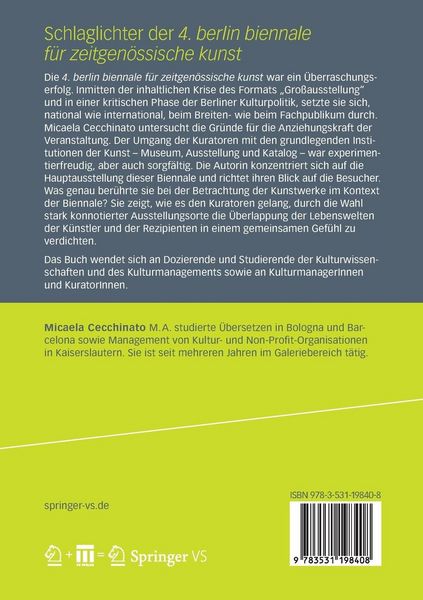 Produktbild: Schlaglichter der 4. Berlin Biennale f&uuml;r zeitgen&ouml;ssische Kunst