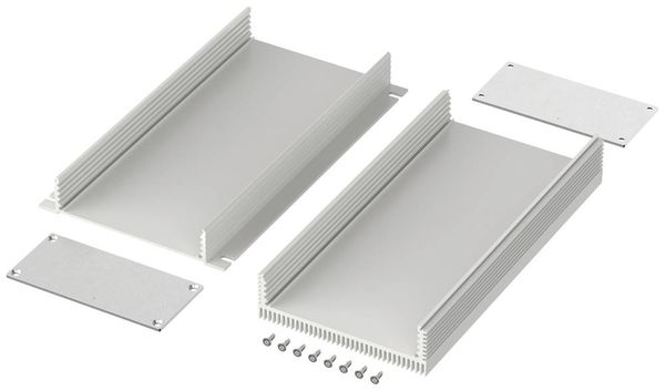 Produktbild: Bopla FILOTEC F 1048-220 KWL 97418220.HMT1 Flansch-K&uuml;hlk&ouml;rper-Geh&auml;use 105 x 48 x 220 Aluminium Aluminium (eloxiert) 1 St.