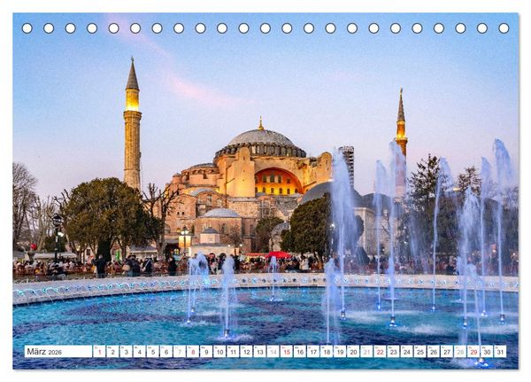 Produktbild: T&uuml;rkei - Istanbul (Tischkalender 2026 DIN A5 quer), CALVENDO Monatskalender
