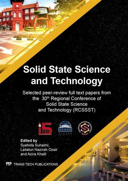 Produktbild: Solid State Science and Technology XXX