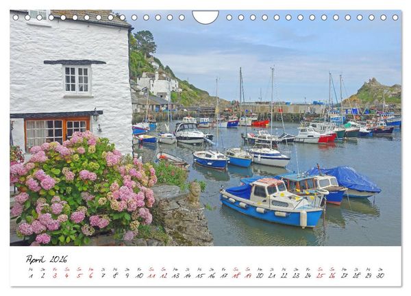 Produktbild: Cornwall. Der malerische S&uuml;dwesten Englands (Wandkalender 2026 DIN A4 quer), CALVENDO Monatskalender
