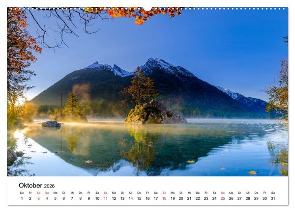 Produktbild: Berchtesgadener Berge im Licht (Wandkalender 2026 DIN A2 quer), CALVENDO Monatskalender