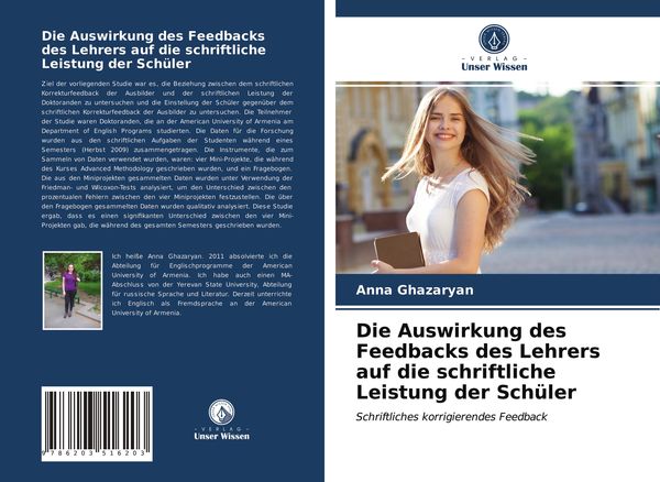 Produktbild: Die Auswirkung des Feedbacks des Lehrers auf die schriftliche Leistung der Sch&uuml;ler