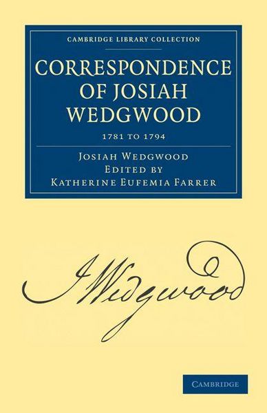 Produktbild: Correspondence of Josiah Wedgwood