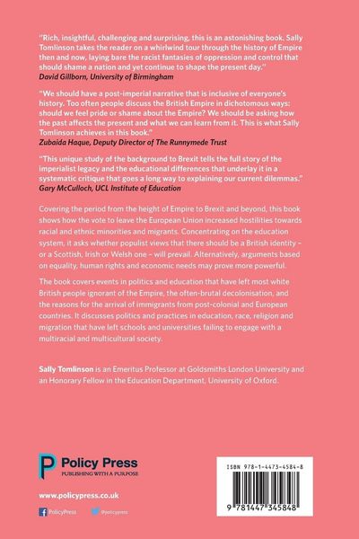 Produktbild: Education and Race from Empire to Brexit
