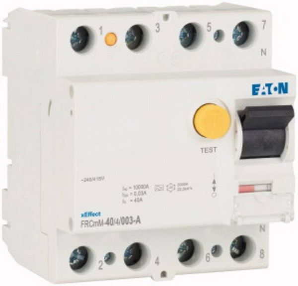 Produktbild: Eaton Y7-170333 FRCMM-40/4/003-A FI-Schutzschalter 3phasig A 40A 0.03A