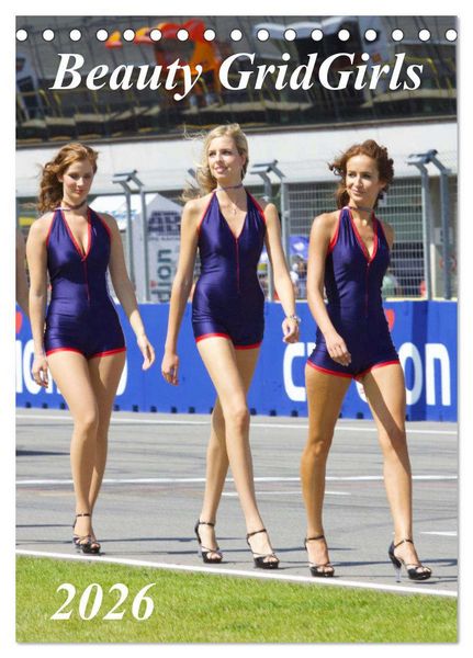 Produktbild: Beauty Grid Girls 2026 (Tischkalender 2026 DIN A5 hoch), CALVENDO Monatskalender