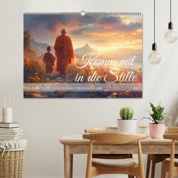 Produktbild: Komm mit in die Stille (Wandkalender 2026 DIN A2 quer), CALVENDO Monatskalender