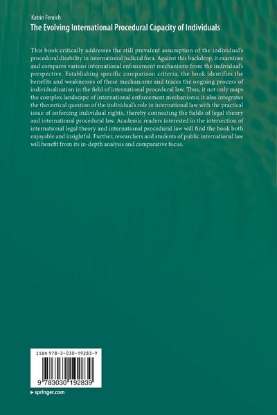 Produktbild: The Evolving International Procedural Capacity of Individuals