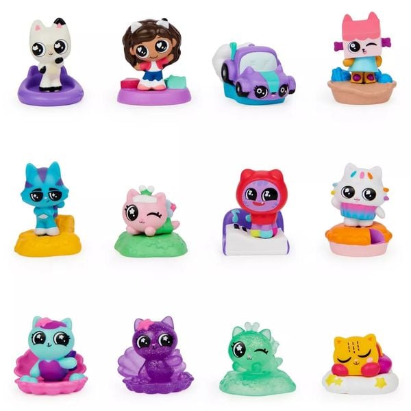 Produktbild: Gabby‘s Dollhouse, 1 von 12 Mini Überraschungs-Figuren (verschiedene Serien-Charaktere)