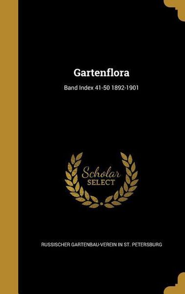 Produktbild: Gartenflora; Band Index 41-50 1892-1901