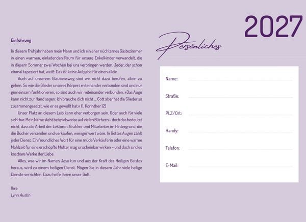 Produktbild: Meine Oasenzeiten 2027
