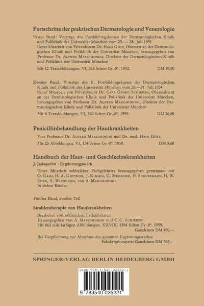 Produktbild: Vortr&auml;ge des III. Fortbildungskurses der Dermatologischen Klinik und Poliklinik der Universit&auml;t M&uuml;nchen vom 27. Juli &ndash; 1. August 1959