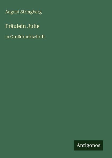 Produktbild: Fr&auml;ulein Julie