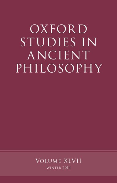 Produktbild: Oxford Studies in Ancient Philosophy, Volume 47