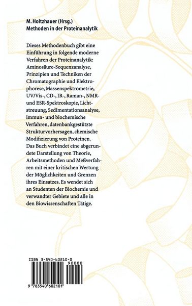 Produktbild: Methoden in der Proteinanalytik