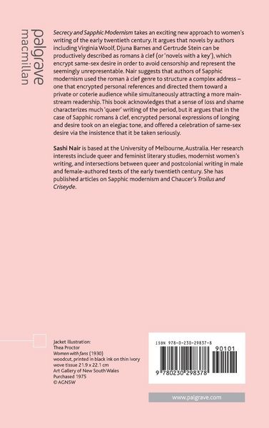 Produktbild: Secrecy and Sapphic Modernism