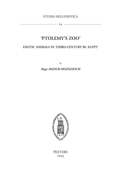 Produktbild: 'Ptolemy's Zoo'