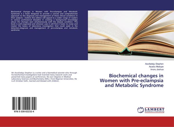 Produktbild: Biochemical changes in Women with Pre-eclampsia and Metabolic Syndrome