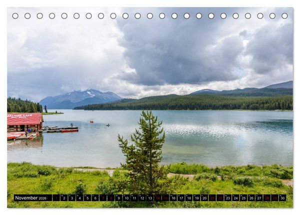 Produktbild: Kanadas Rocky Mountains (Tischkalender 2026 DIN A5 quer), CALVENDO Monatskalender