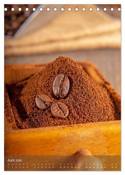 Produktbild: Kaffee f&uuml;r ein Genusserlebnis (Tischkalender 2026 DIN A5 hoch), CALVENDO Monatskalender