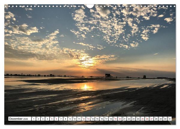 Produktbild: Impressionen aus Sankt Peter-Ording (Wandkalender 2026 DIN A3 quer), CALVENDO Monatskalender