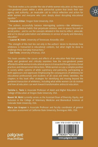 Produktbild: The Gendered Transaction of Whiteness