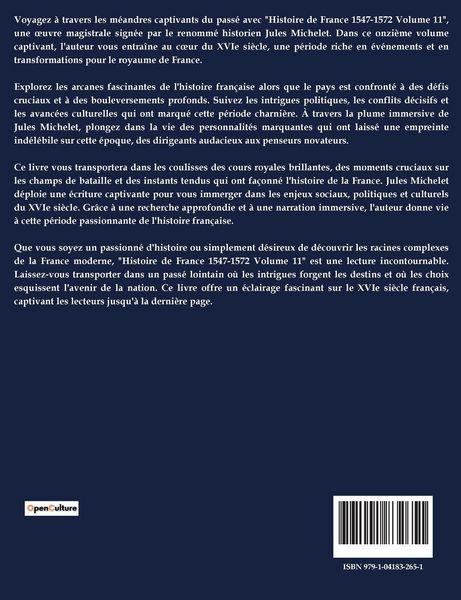 Produktbild: Histoire de France 1547-1572