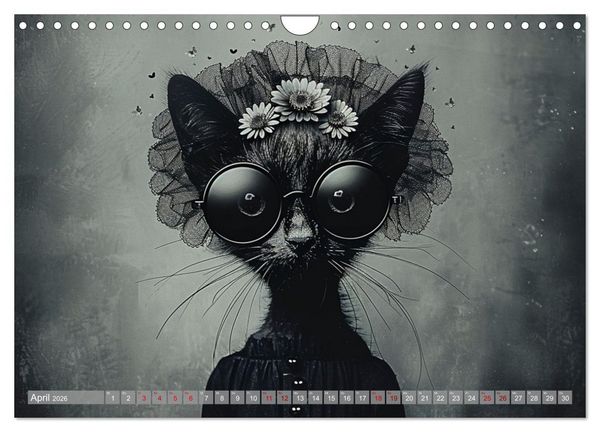 Produktbild: Miau-velous Momente (Wandkalender 2026 DIN A4 quer), CALVENDO Monatskalender