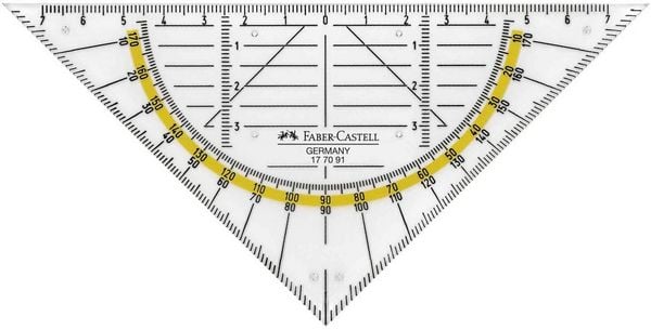Produktbild: Faber-Castell Geodreieck klein 14cm