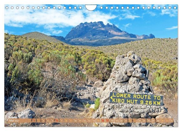 Produktbild: Entdeckungen am Kilimandscharo (Wandkalender 2027 DIN A4 quer), CALVENDO Monatskalender