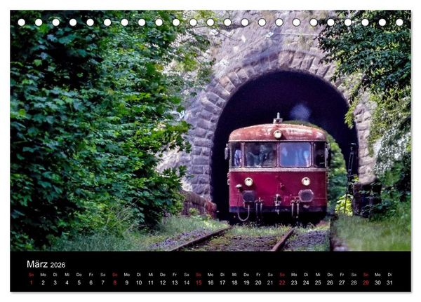 Produktbild: Der Nebenbahnretter (Tischkalender 2026 DIN A5 quer), CALVENDO Monatskalender