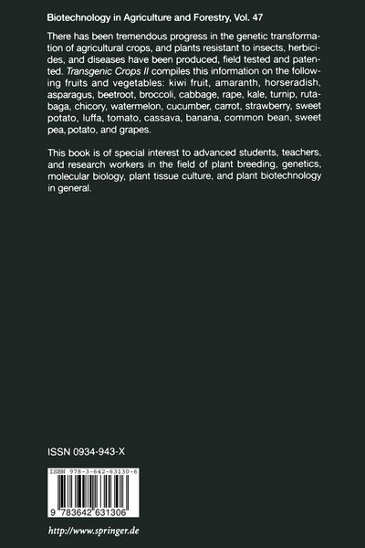 Produktbild: Transgenic Crops II