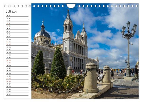Produktbild: Metropole Madrid (Wandkalender 2026 DIN A4 quer), CALVENDO Monatskalender