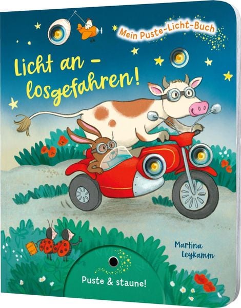 Mein Puste-Licht-Buch: Licht an – losgefahren!, Gebundene Ausgabe von Sylvia Tress, Esslinger in der Thienemann-Esslinger Verlag GmbH,
