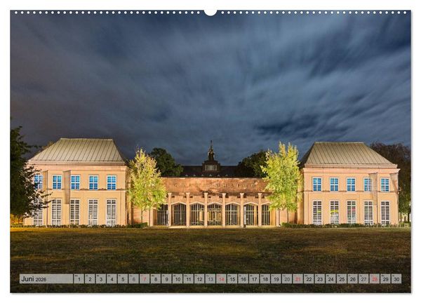 Produktbild: Leipzig - Fotografiert bei Nacht von Michael Allmaier (hochwertiger Premium Wandkalender 2026 DIN A2 quer), Kunstdruck in Hochglanz