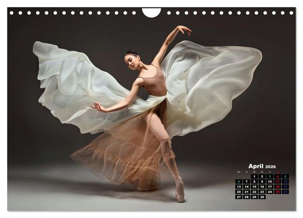 Produktbild: BALLETT - ein Hauch Magie (Wandkalender 2026 DIN A4 quer), CALVENDO Monatskalender