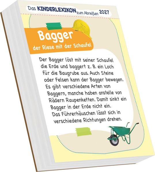 Produktbild: Das Kinderlexikon zum Abrei&szlig;en 2027