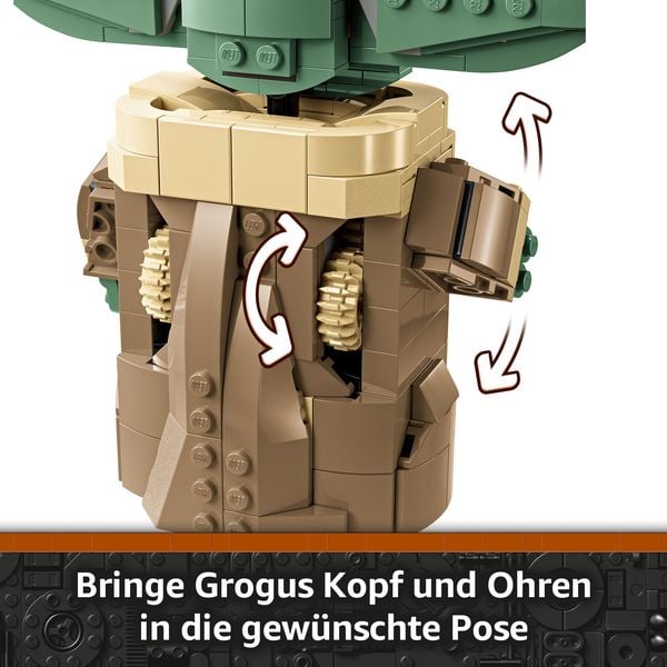 Produktbild: LEGO Star Wars 75403 Grogu in seiner Repulsorwiege aus The Mandalorian