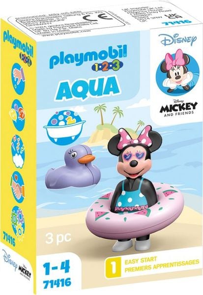 Produktbild: PLAYMOBIL 71416 1.2.3 & Disney: Minnies Strandausflug
