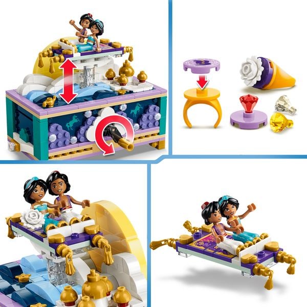 Produktbild: LEGO ǀ Disney Princess 43295 Jasmins Schmuckk&auml;stchen, Bauspielzeug f&uuml;r Kinder ab 6 Jahren