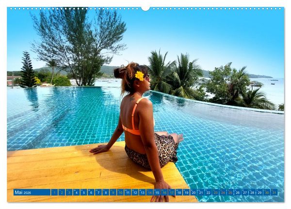 Produktbild: Phi Phi Island &ndash; Thailands traumhaftes Paradies (hochwertiger Premium Wandkalender 2026 DIN A2 quer), Kunstdruck in Hochglanz