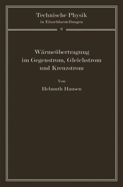 Produktbild: W&auml;rme&uuml;bertragung im Gegenstrom, Gleichstrom und Kreuzstrom