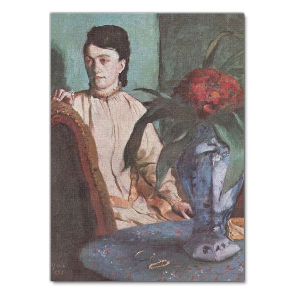 Produktbild: Lais Puzzle Edgar Germain Hilaire Degas - Sitzende Frau mit der Vase (Portr&auml;t der Mlle. E. Musson) 1000 Teile