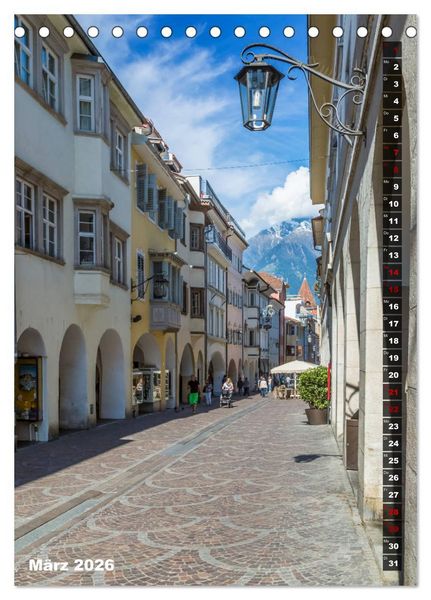 Produktbild: Stadtherz MERAN (Tischkalender 2026 DIN A5 hoch), CALVENDO Monatskalender